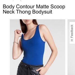 NWT Express Body Contour Scoop Neck Bodysuit